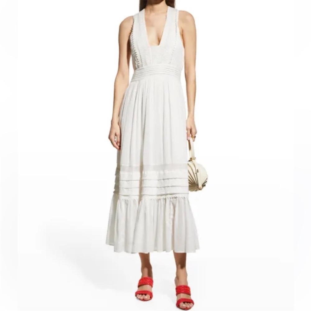 Ramy Brook Lulu White Cotton Maxi Dress - Picture 10 of 10